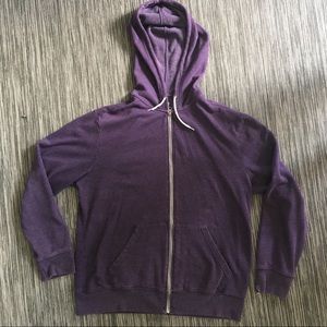 Purple Zip Hoodie